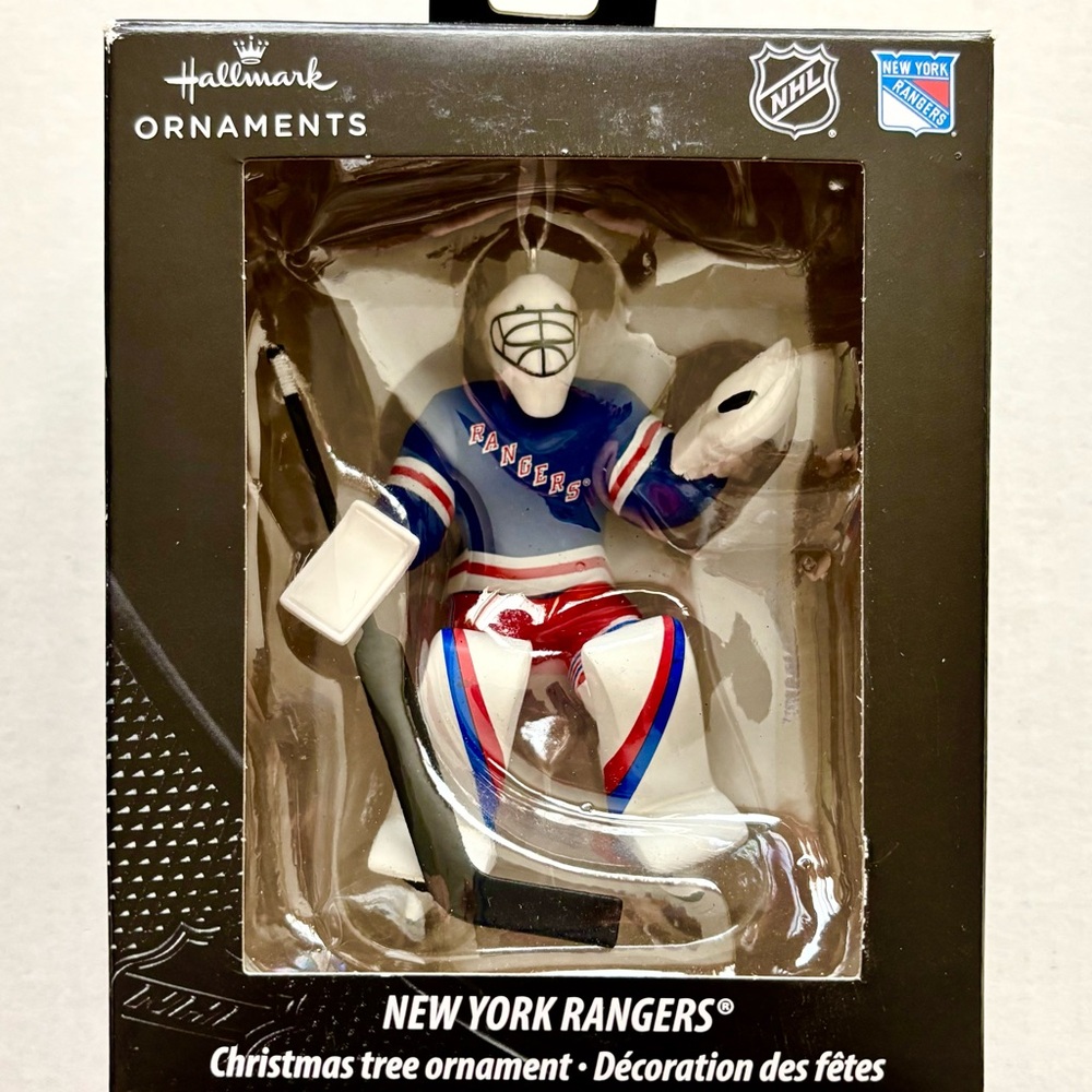 Hallmark NHL New York Rangers® Ornament Black Box NEW